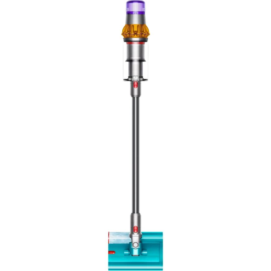 Вертикальный беспроводной пылесос Dyson V15s Detect Submarine (SV47) Yellow/Nickel (Вилка CN)