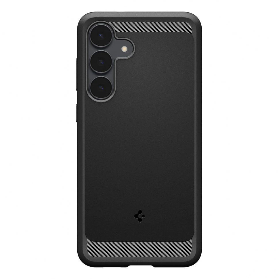 Чехол защитный Spigen Rugged Armor для Samsung Galaxy S25 FE Черный (Black)