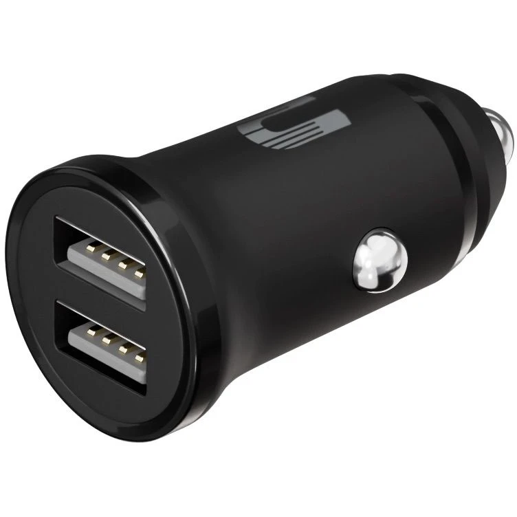 Автомобильное зарядное устройство Uzay CC-D0055 2xUSB-A Черный