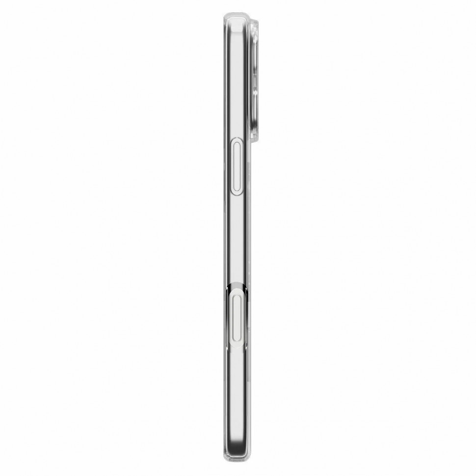 Чехол защитный Spigen Liquid Crystal MagSafe для iPhone 17 Pro Прозрачный (Clear White)