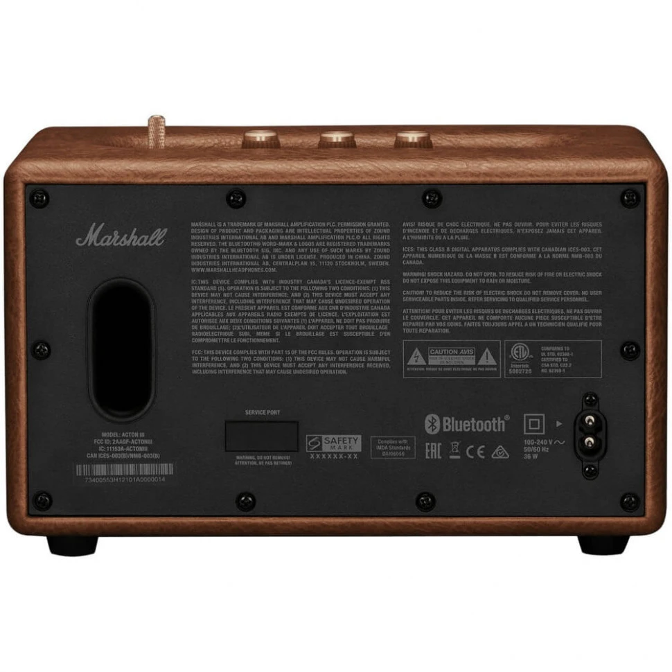 Портативная акустика Marshall Acton III Коричневый (Brown)