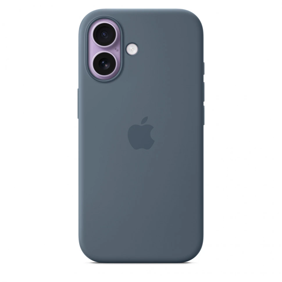 Чехол защитный Apple Silicone Case with MagSafe для iPhone 17 Anchor Blue