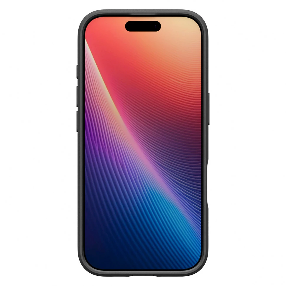 Чехол защитный Spigen Liquid Air для iPhone 17 Черный (Black)