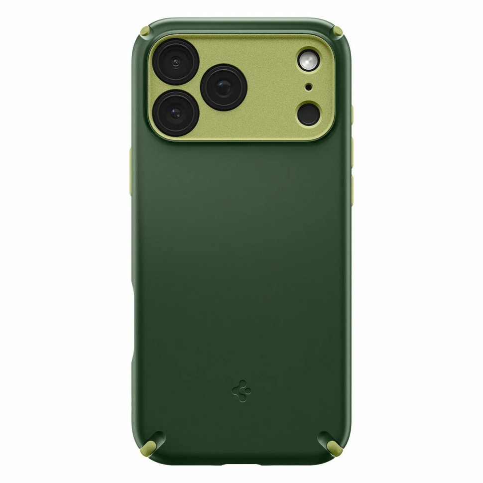 Чехол защитный Spigen Nano Pop Hybrid MagSafe для iPhone 17 Pro Max Зеленый (Avo Green)