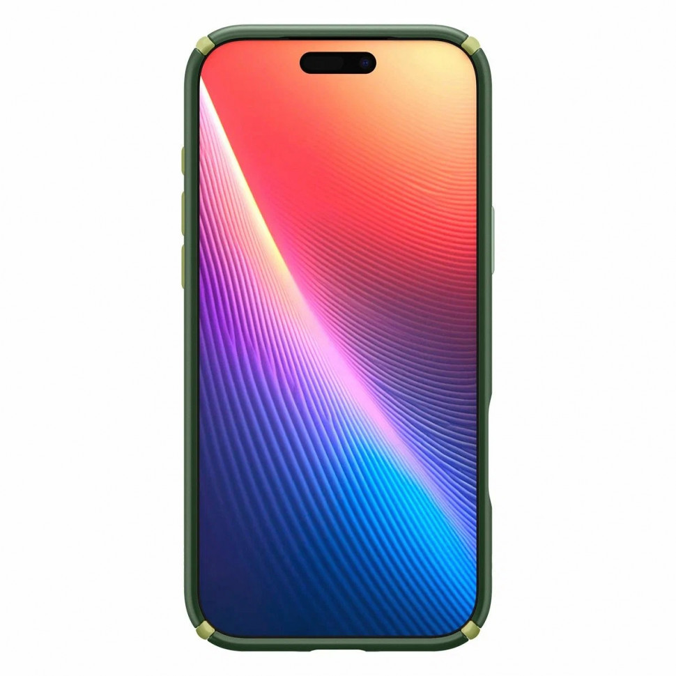 Чехол защитный Spigen Nano Pop Hybrid MagSafe для iPhone 17 Pro Max Зеленый (Avo Green)