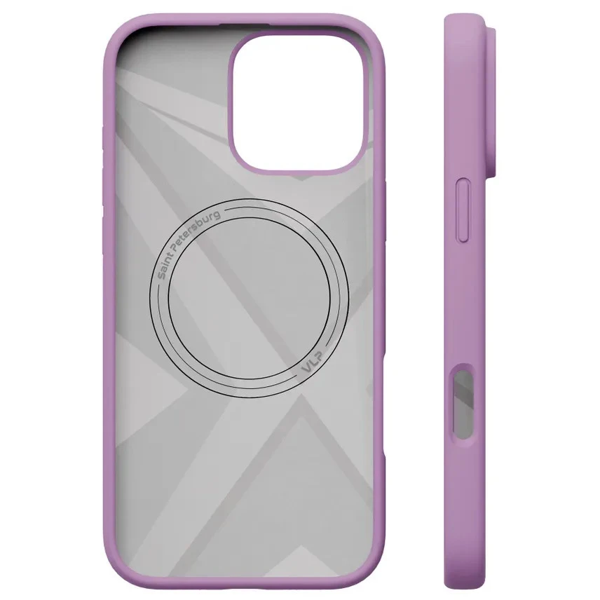Чехол защитный VLP Aster Case MagSafe для iPhone 16 Pro Лавандовый