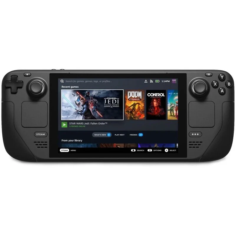 Игровая приставка Valve Steam Deck LCD 64GB Черный (Black)