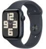 Умные часы Apple Watch SE 2024 44mm Midnight Aluminum Case with Midnight Sport Band (S/M)