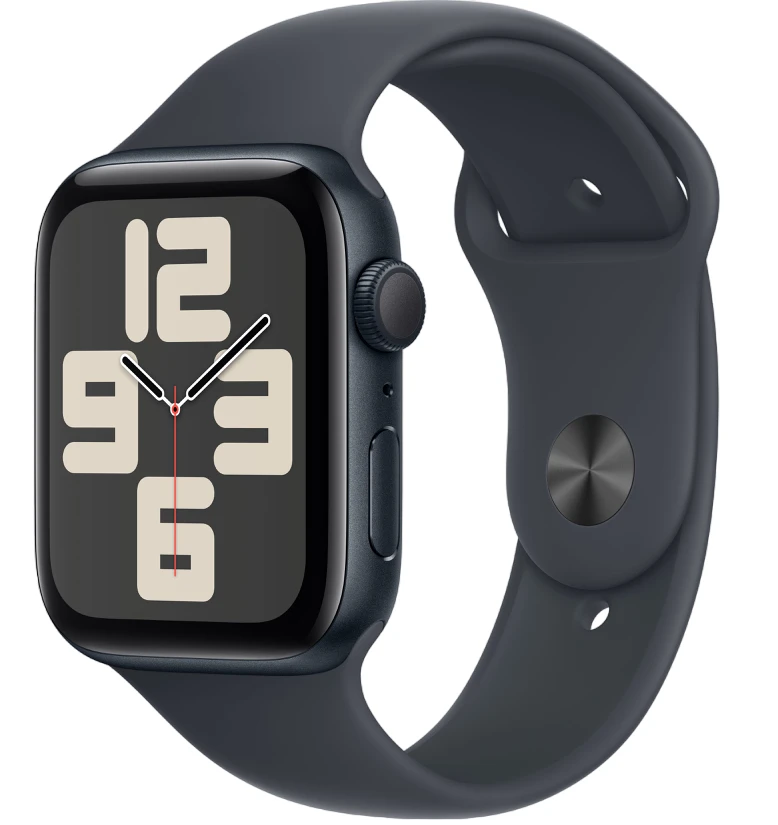 Умные часы Apple Watch SE 2024 44mm Midnight Aluminum Case with Midnight Sport Band (S/M)