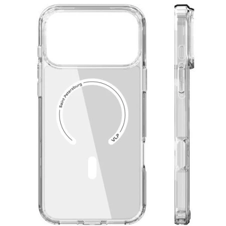 Чехол защитный VLP Lite Air Case MagSafe для iPhone 17 Pro Max Прозрачный