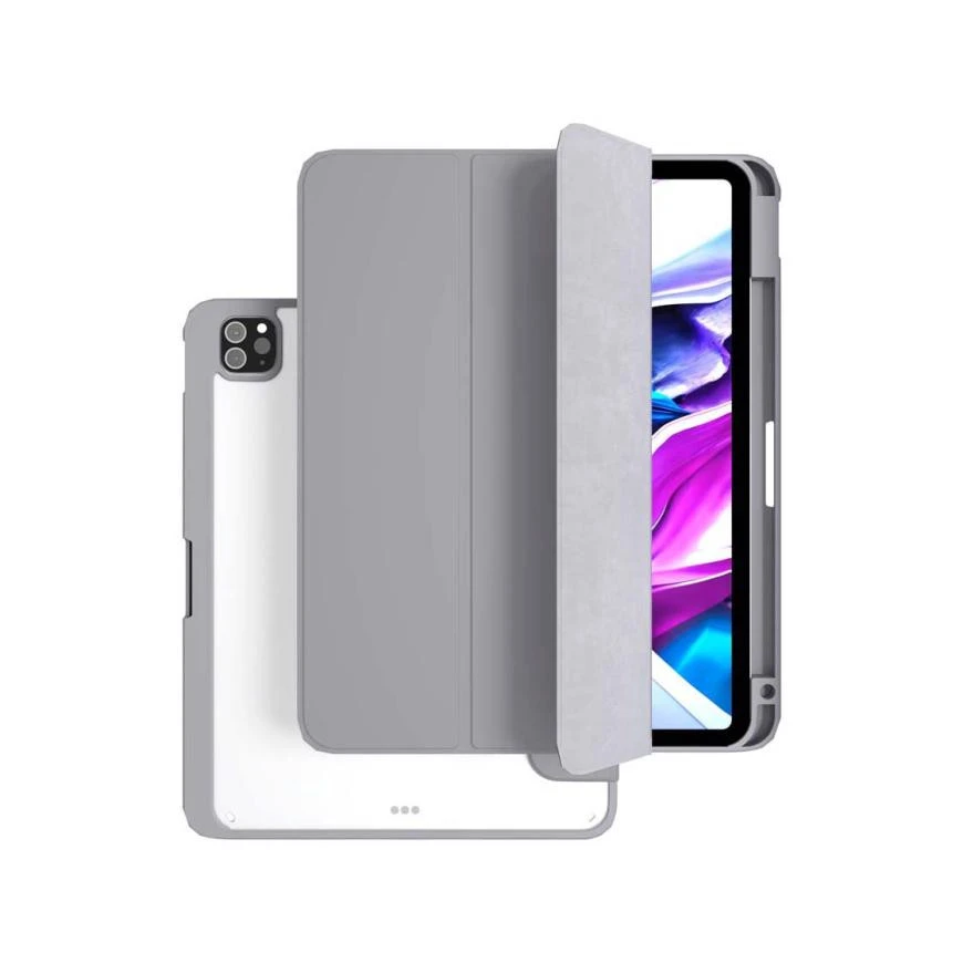 Чехол защитный VLP Split Folio для iPad Pro 11 2024 Серый