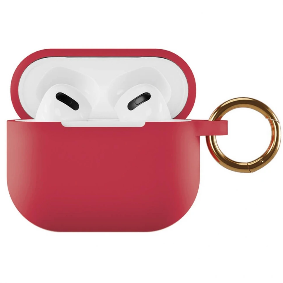 Чехол для наушников VLP Silicone Case Soft Touch для AirPods 3 Red