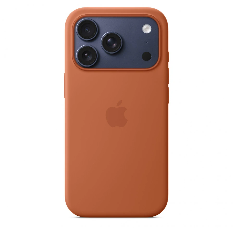 Чехол защитный Apple Silicone Case with MagSafe для iPhone 17 Pro Terra Cotta