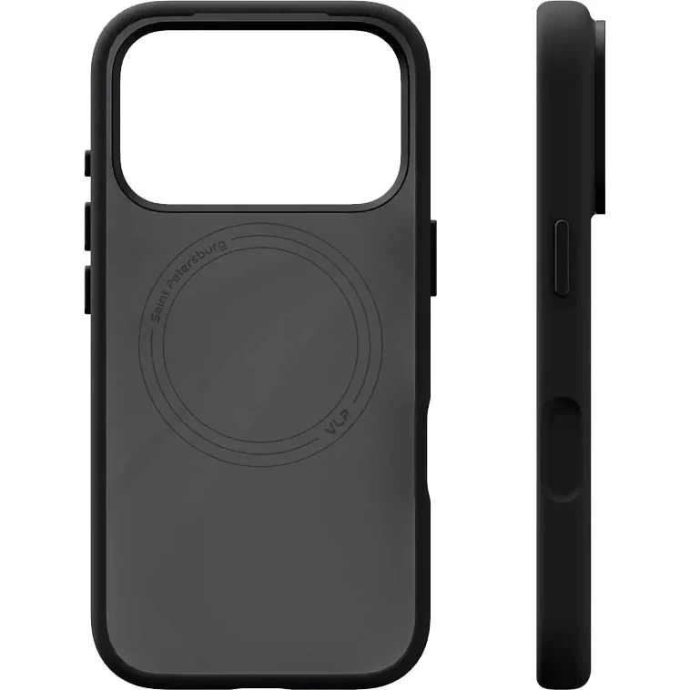 Чехол защитный VLP Aster Pro Case MagSafe для iPhone 17 Pro Черный