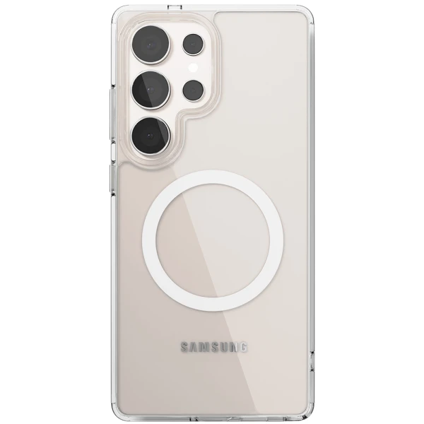 Чехол защитный VLP Air Case с MagSafe для Samsung Galaxy S25 Ultra Прозрачный