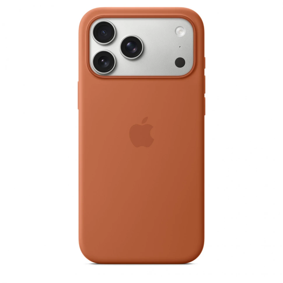 Чехол защитный Apple Silicone Case with MagSafe для iPhone 17 Pro Max Terra Cotta