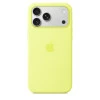 Чехол защитный Apple Silicone Case with MagSafe для iPhone 17 Pro Max Neon Yellow