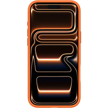 Чехол защитный Spigen Silicone Fit MagSafe для iPhone 17 Pro Max Оранжевый (Cosmic Orange)