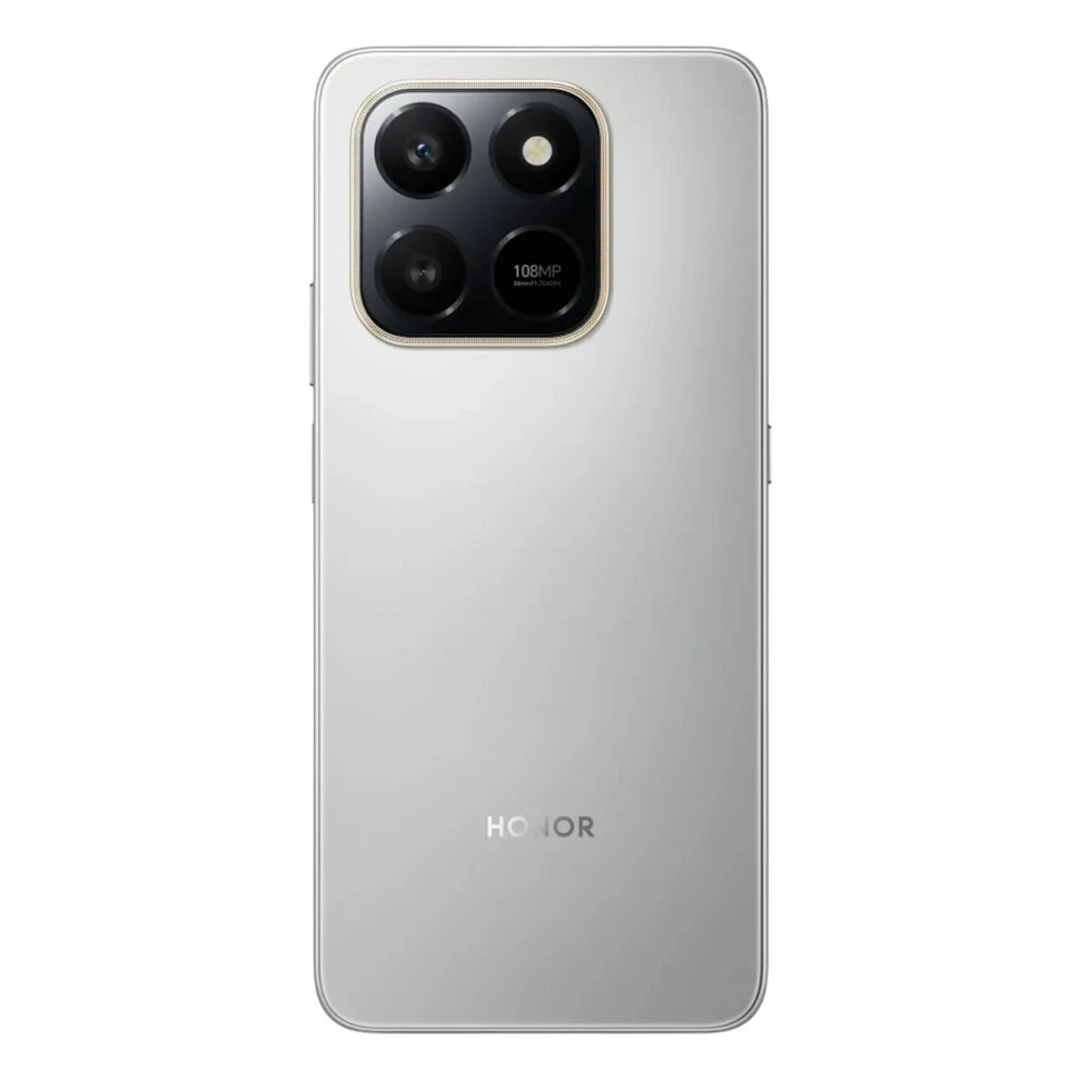 Смартфон HONOR X7d 8/128GB Серебро (Meteor Silver)