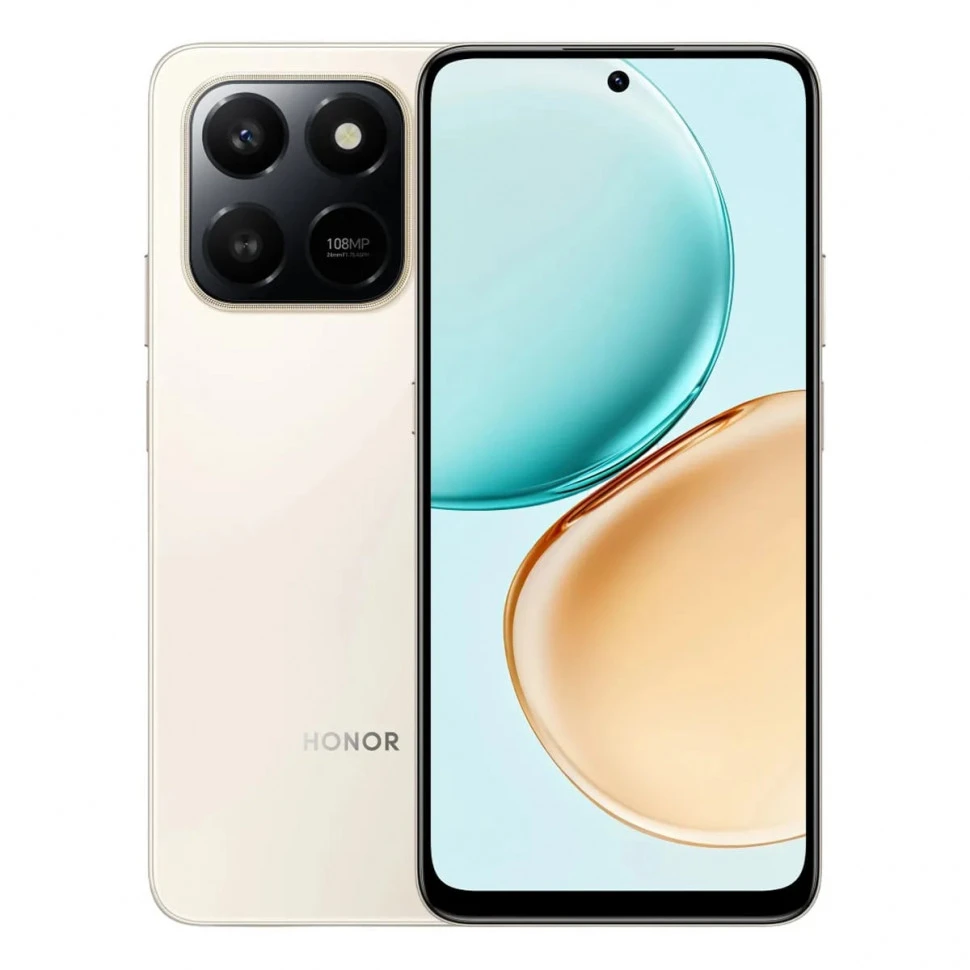 Смартфон HONOR X7d 8/128GB Золотой (Desert Gold)