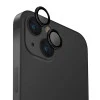 Защитное стекло на камеру HOCO V12 Plus для iPhone 15/15 Plus Черный