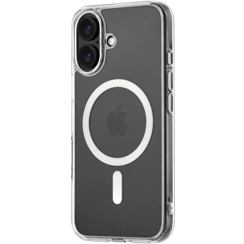 Чехол защитный uBear Real Mag Case для для iPhone 16 Прозрачный