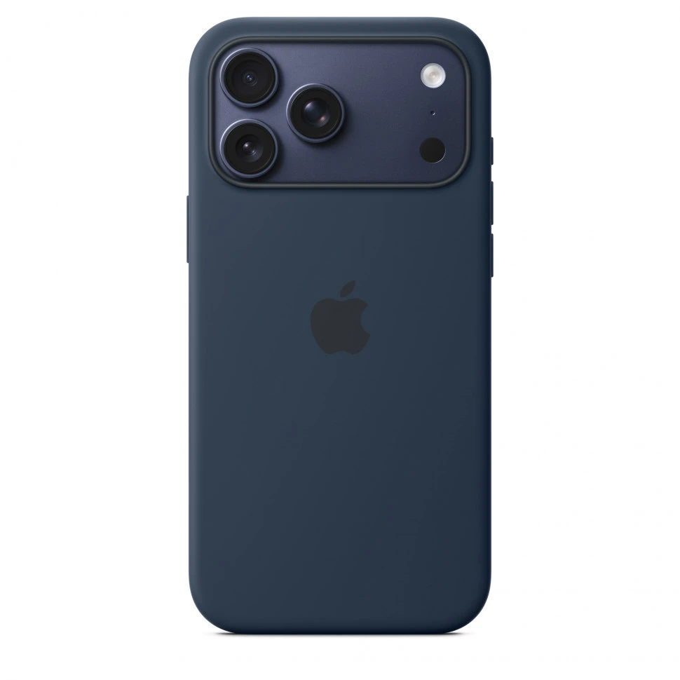 Чехол защитный Apple Silicone Case with MagSafe для iPhone 17 Pro Max Midnight