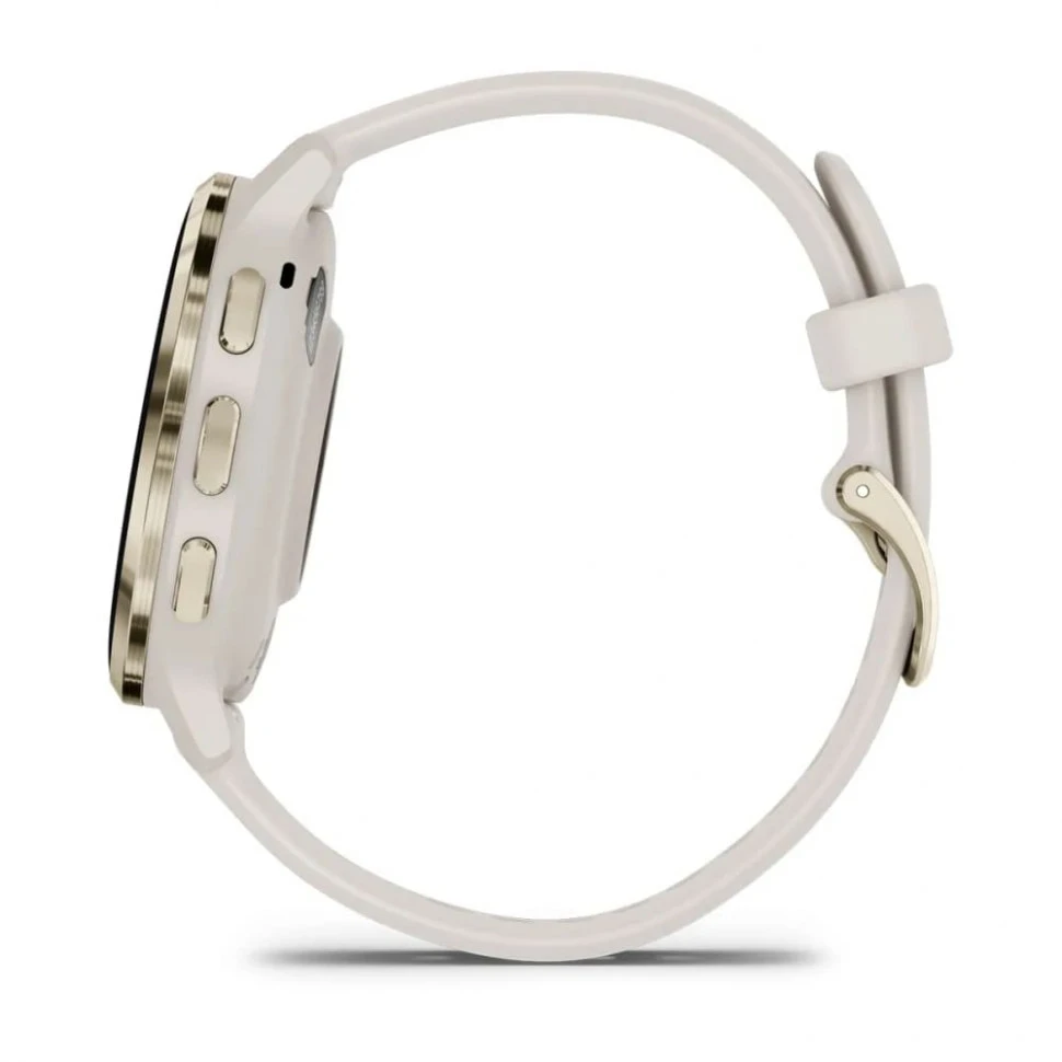 Умные часы Garmin Venu 3S 41mm Soft Gold Stainless Steel Bezel with Ivory Case and Silicone Band (010-02785-04)