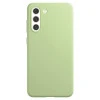 Чехол защитный VLP Liquid Silicone Case Soft Touch для Samsung Galaxy S21 FE Светло-зеленый