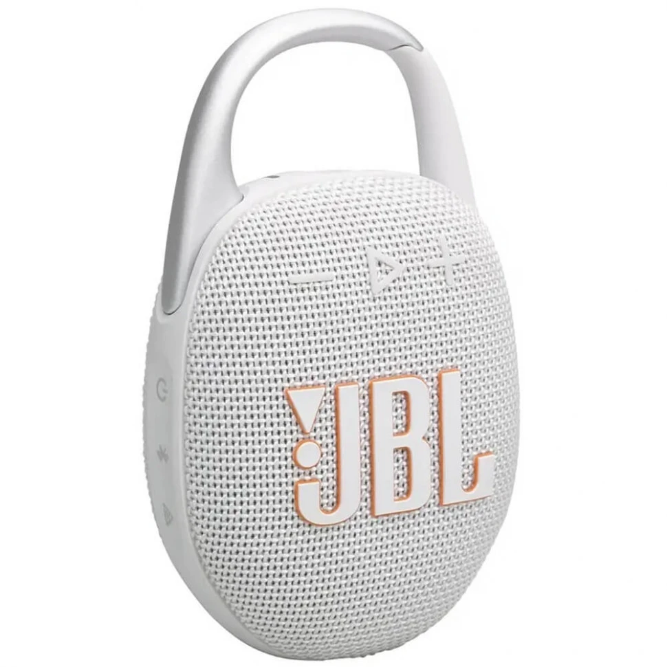 Портативная колонка JBL Clip 5 Белый (White)