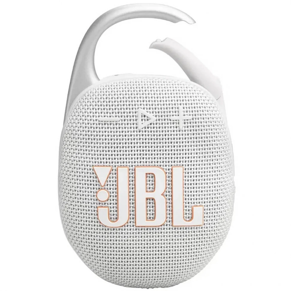 Портативная колонка JBL Clip 5 Белый (White)