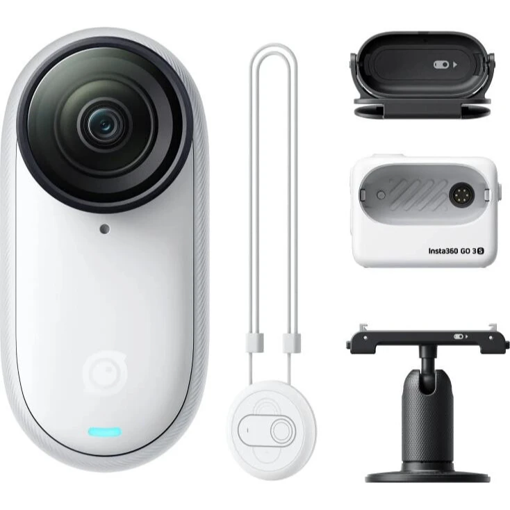 Экшн-камера Insta360 GO 3S Standard Bundle 128GB Белый (Arctic White)