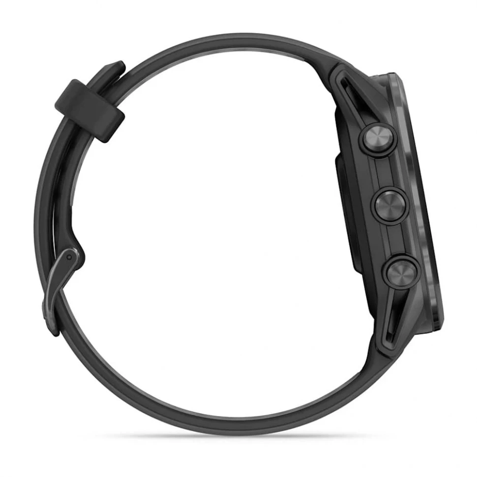 Умные часы Garmin Forerunner 970 Carbon Gray DLC Titanium with Black Case and Black/Translucent Whitestone Band (010-02969-00)