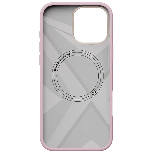 Чехол защитный VLP Aster Pro Case MagSafe для iPhone 16 Pro Розовый