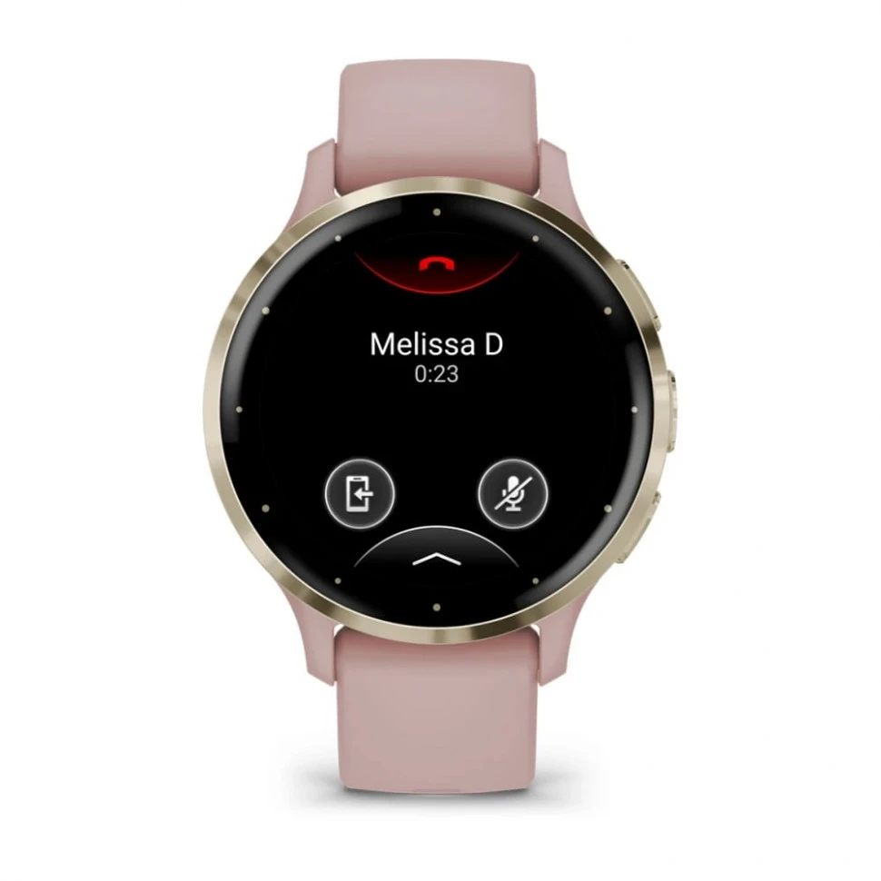 Умные часы Garmin Venu 3S 41mm Soft Gold Stainless Steel Bezel with Dust Rose Case and Silicone Band (010-02785-03)