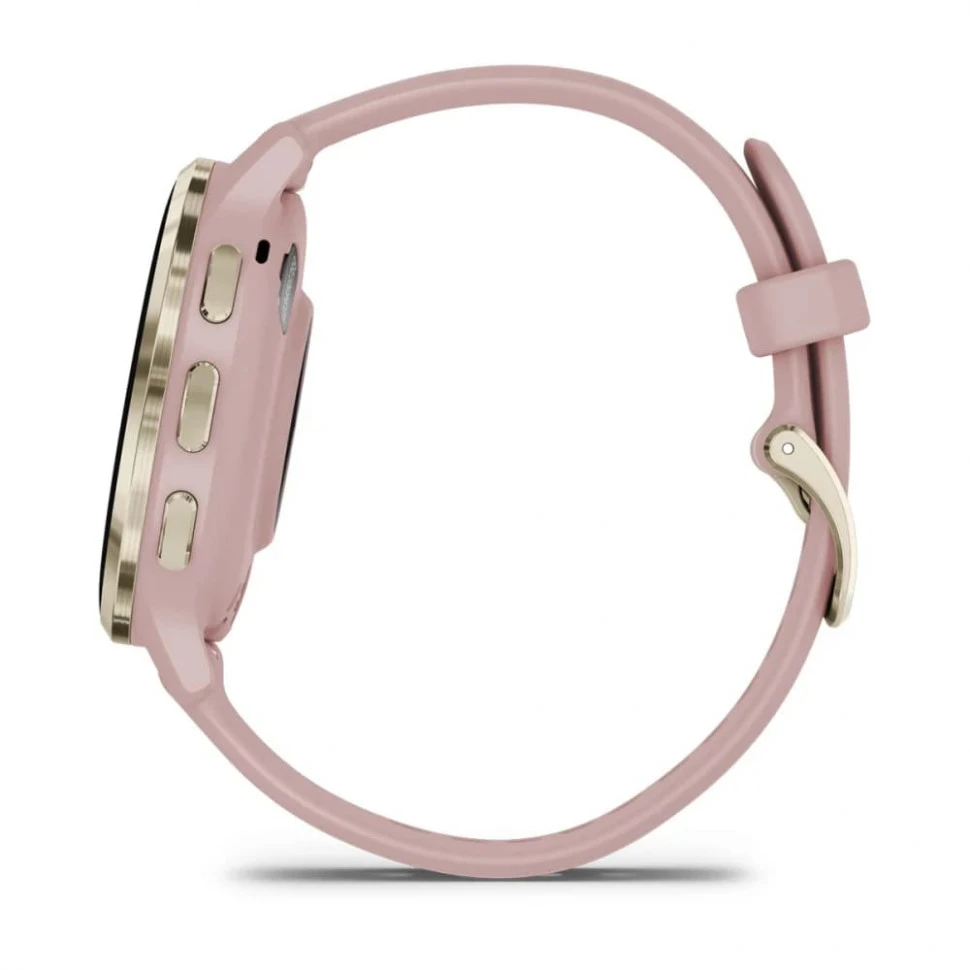 Умные часы Garmin Venu 3S 41mm Soft Gold Stainless Steel Bezel with Dust Rose Case and Silicone Band (010-02785-03)