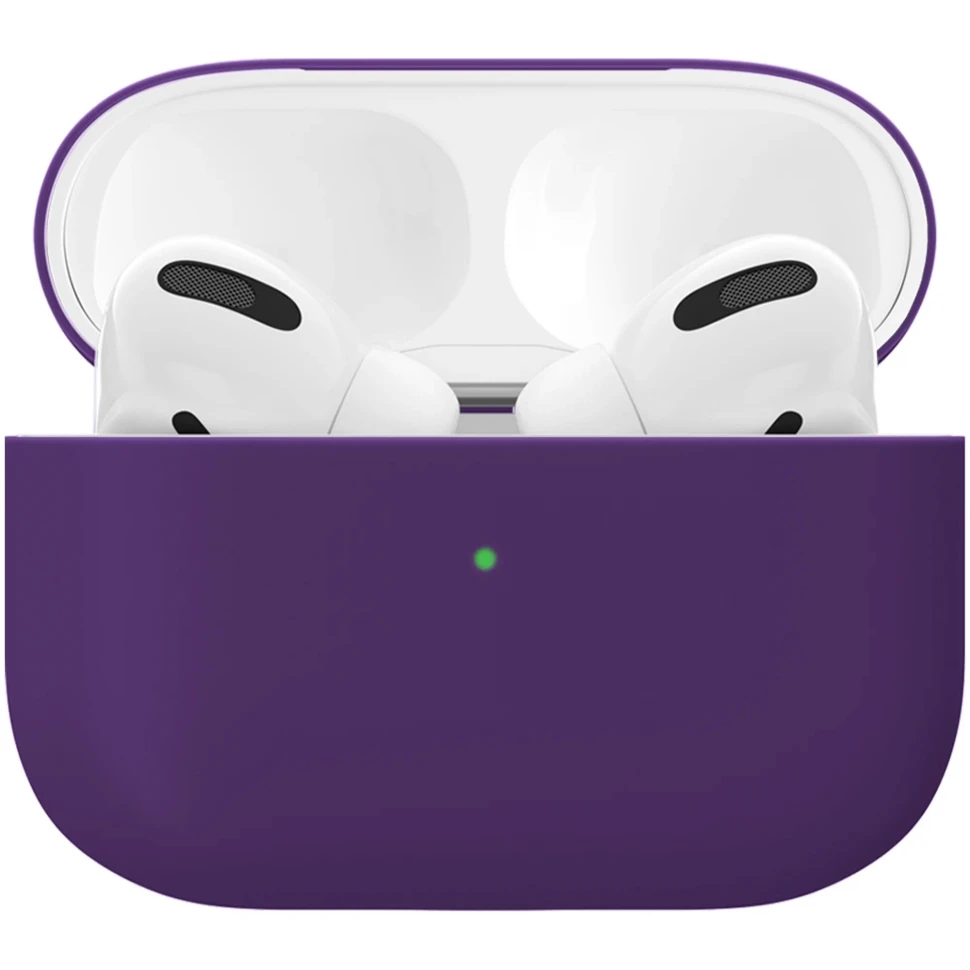 Чехол для наушников VLP Soft Touch для AirPods Pro Тёмно-фиолетовый