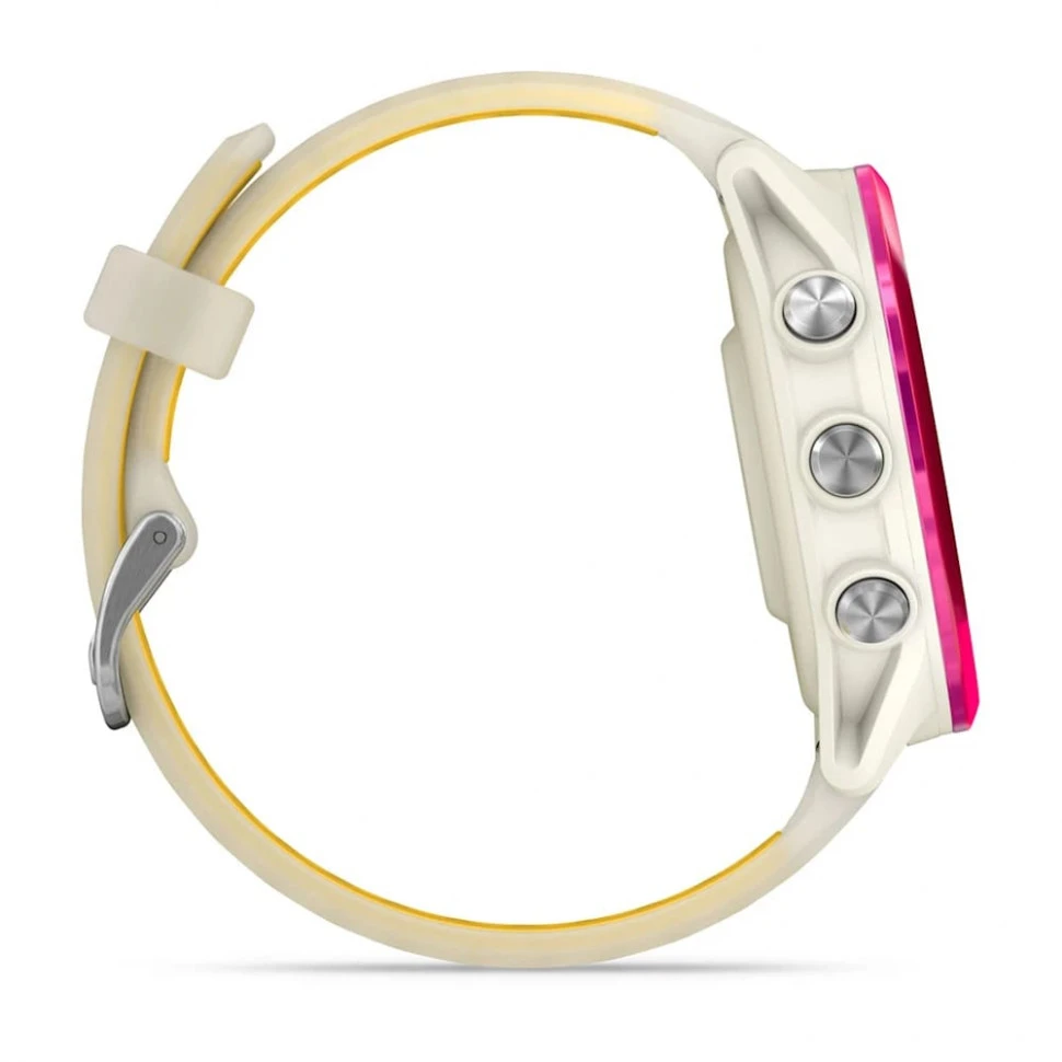 Умные часы Garmin Forerunner 570 42mm Raspberry Aluminum with Translucent Bone/Mango Band (010-02970-02)