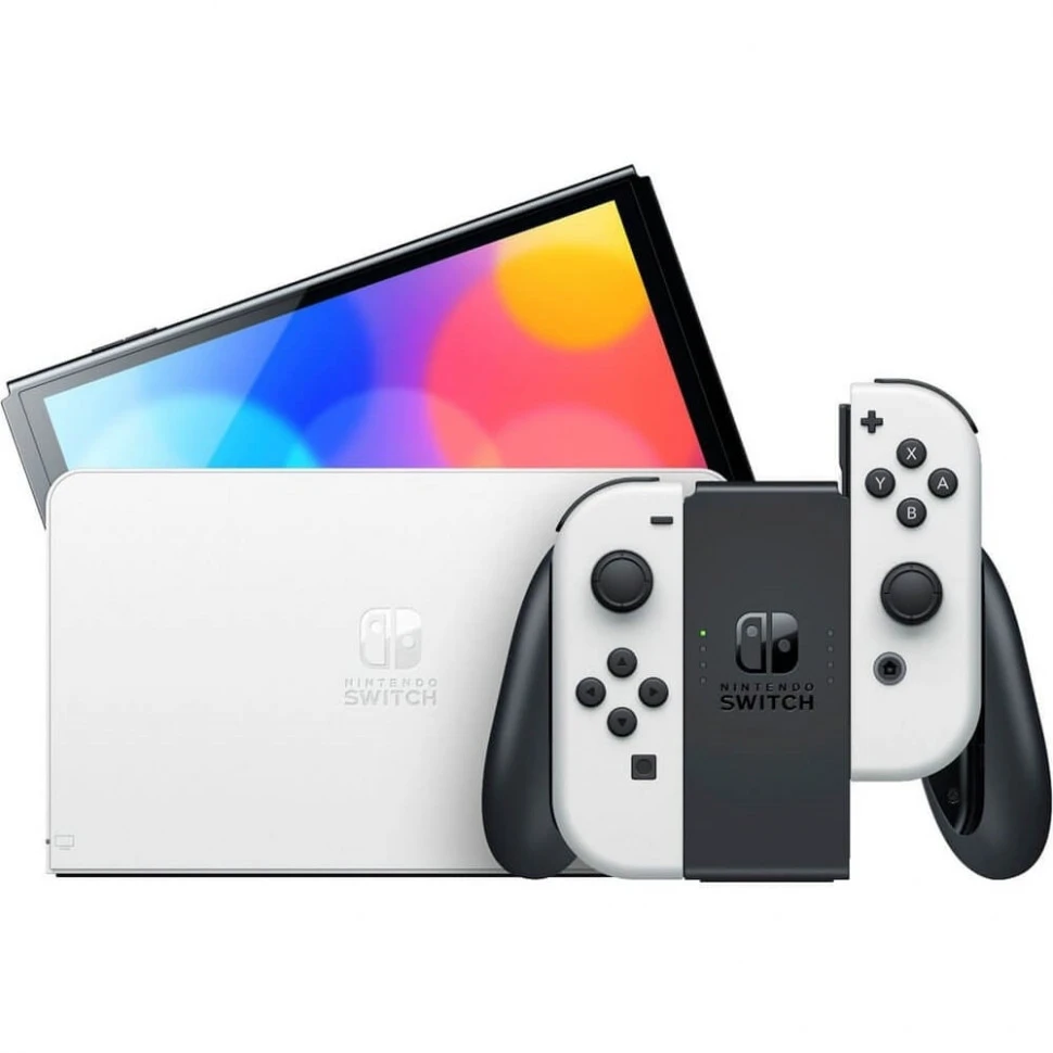 Игровая приставка Nintendo Switch OLED 64GB Белый