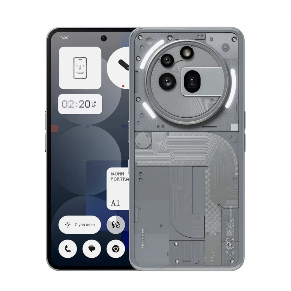 Смартфон Nothing Phone (3a) Pro 12/256GB Серый (Gray)