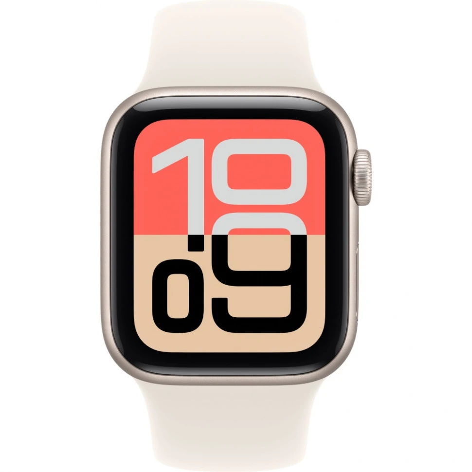 Умные часы Apple Watch SE 3 40mm Starlight Aluminum Case with Starlight Sport Band (S/M)