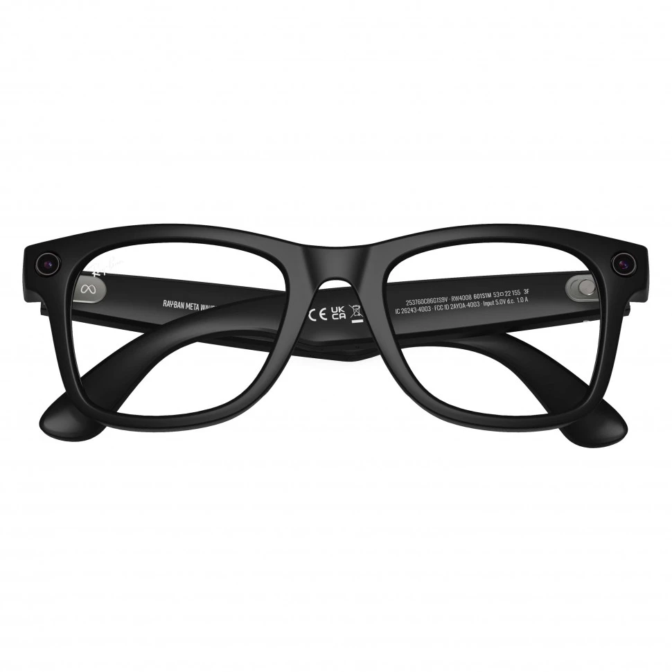 Умные очки Ray-Ban Wayfarer Black/Graphite Green (RW4006)