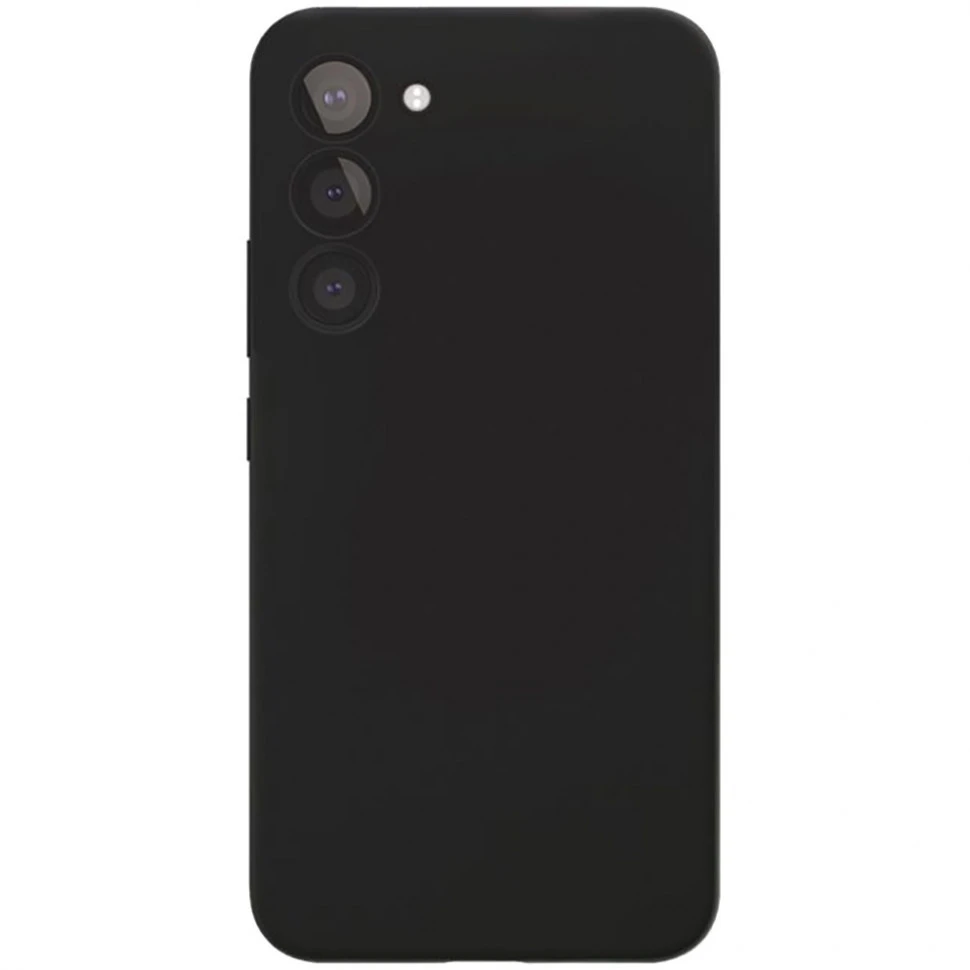 Чехол защитный VLP Silicone Case для Samsung Galaxy S23 Черный