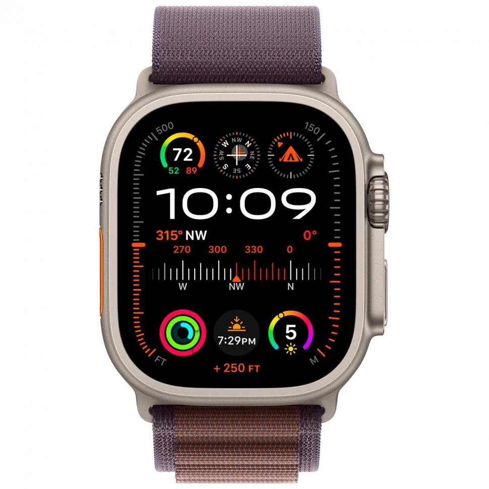 Умные часы Apple Watch Ultra 2 49mm Titanium Case with Indigo Alpine Loop (M)