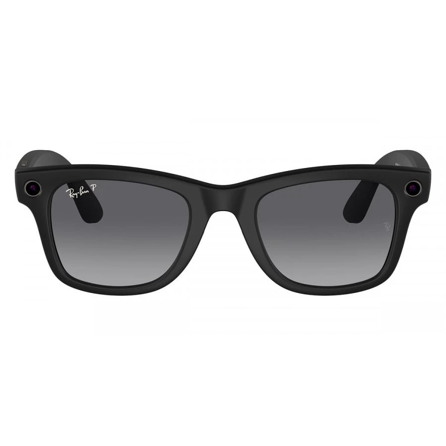 Умные очки Ray-Ban Wayfarer Matte Black/Polarized Graphite Gradient (RW4006)