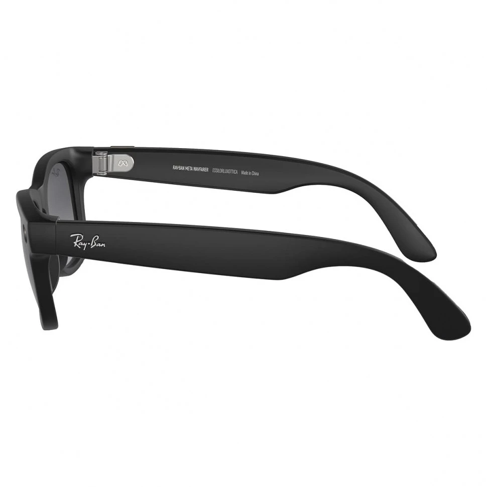 Умные очки Ray-Ban Wayfarer Matte Black/Polarized Graphite Gradient (RW4006)