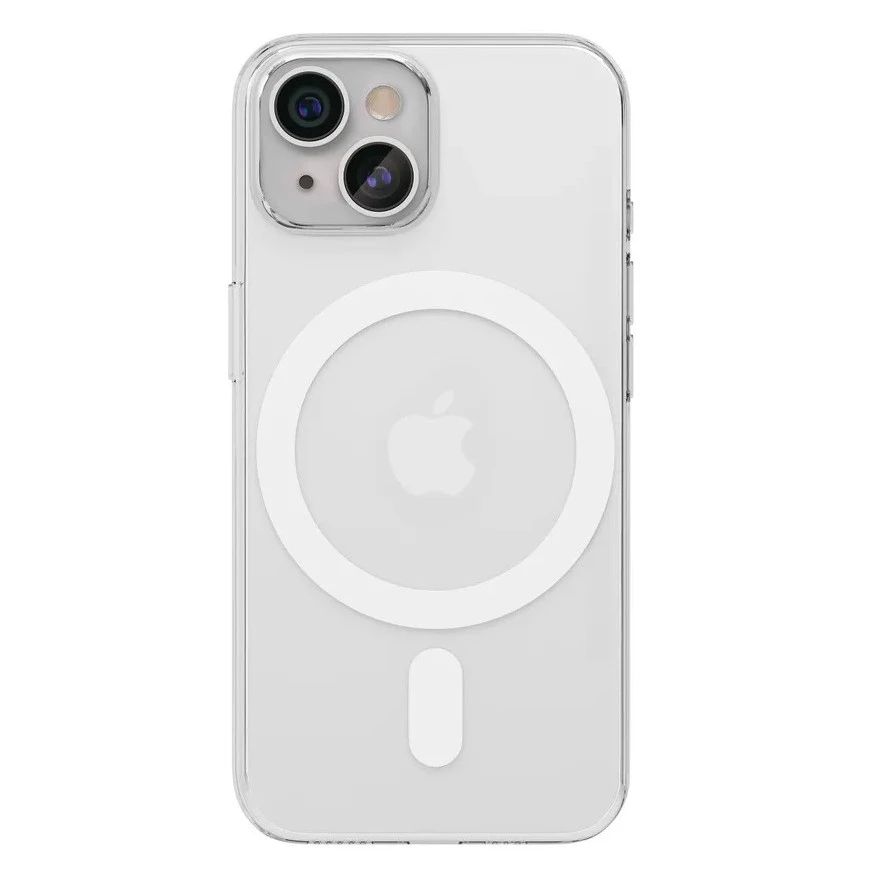 Чехол защитный VLP Crystal Case MagSafe для iPhone 15 Plus Прозрачный