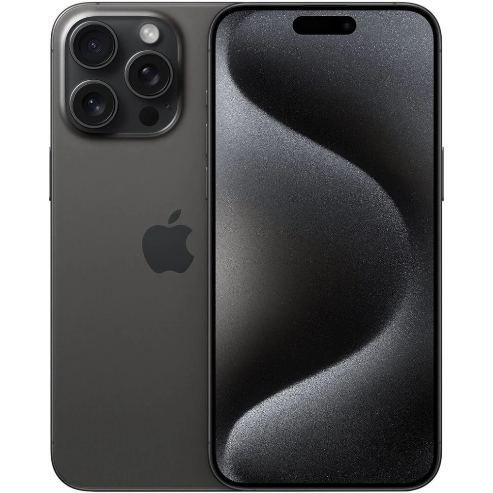 Смартфон Apple iPhone 15 Pro 512GB Черный титан (Black Titanium)