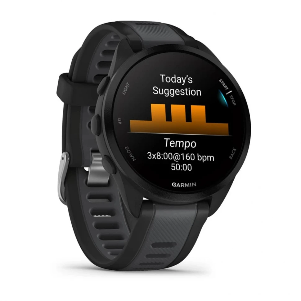 Умные часы Garmin Forerunner 165 Black/Slate Gray (010-02863-20)