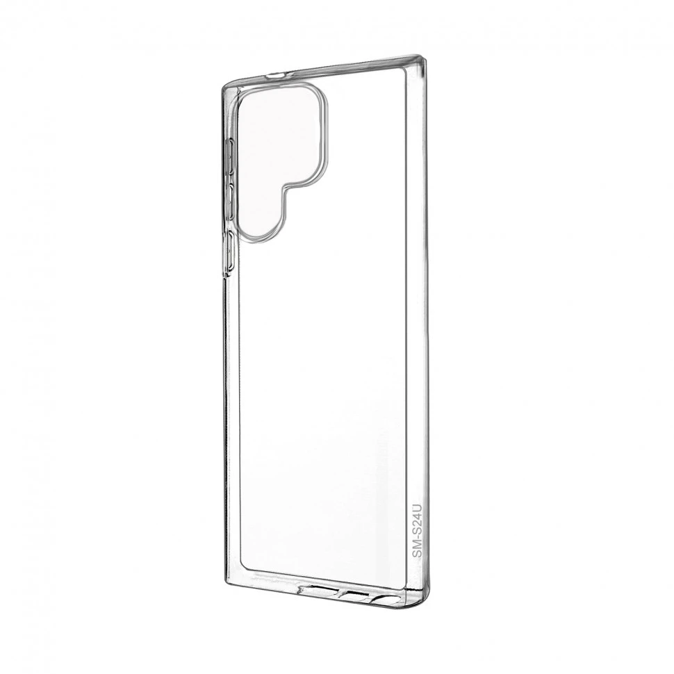 Чехол защитный силиконовый для Samsung Galaxy S24 Ultra TPU 1.2 mm Прозрачный